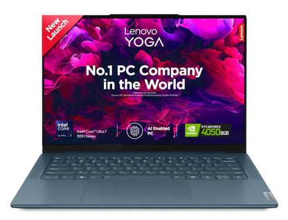 LENOVO YOGA PRO 7 INTEL EVO CORE ULTRA 7 155H BUILT-IN AI 14 INCH(35.5CM) 2.8K-OLED 400NITS 120HZ LAPTOP (16GB/1TB SSD/NVIDIA RTX 4050 6GB/FHD+IR CAMERA/WIN11/MSO 21/3MON GAMEPASS/GREY/1.5KG), 83E2005EIN