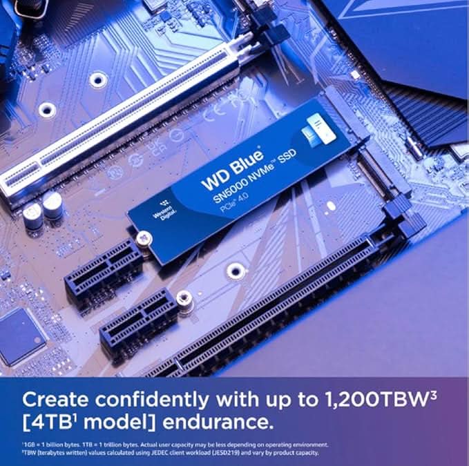 Western Digital WD Blue SN5000 NVMe 4TB WDS400T4B0E-00BKY0