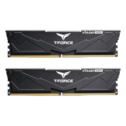 TEAMGROUP T-FORCE VULCAN 16GB (16GBX1) DDR5 5600MHZ DESKTOP RAM (BLACK)
