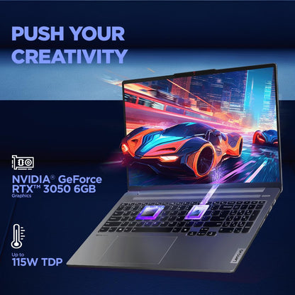 LENOVO IDEAPAD 5 PRO 83D5000SIN [R7-8845HS RYZEN/16GB/1TB SSD/WIN11 HOME+MSO/16.0 INCH/6GB-RTX4050 GRAPHICS /1 YEAR(S)/GREY]