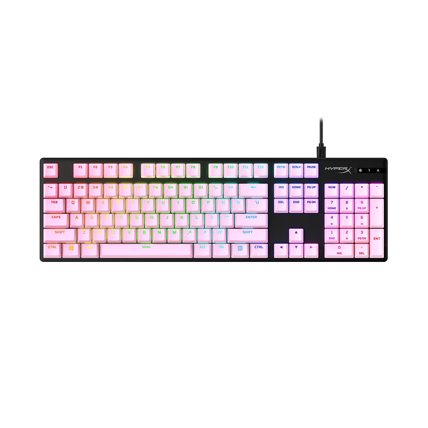 HyperX PBT Keycaps Full Key Set (Pink)