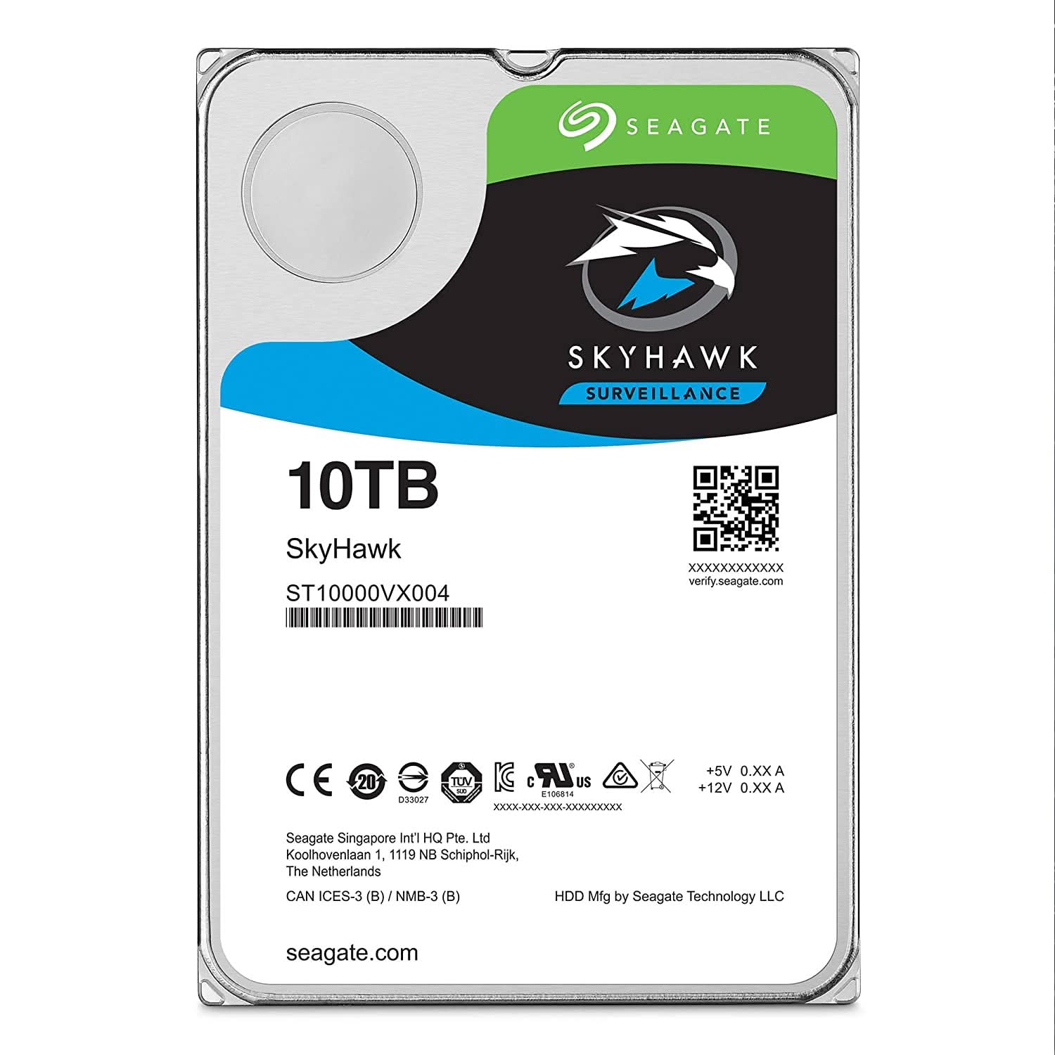 SEAGATE SKYHAWK SURVEILLANCE 10TB INTERNAL HARD DRIVE
