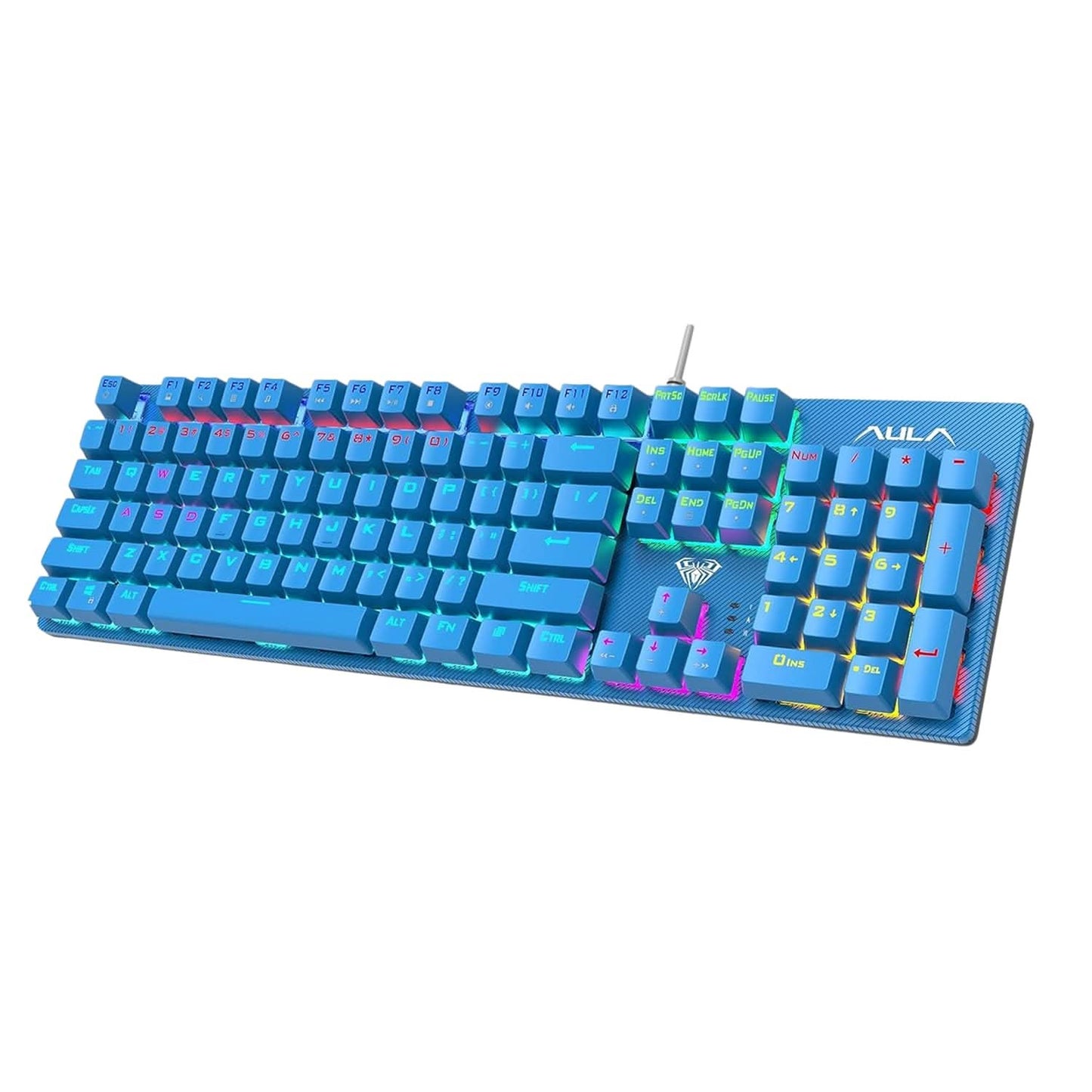 AULA S2022 MECHANICAL WIRED GAMING KEYBOARD (BLUE)