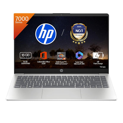 HP 15 FC0389AU [R5-7430U/16GB/512GB SSD/WIN11 HOME+MS24/15.6"/INTEGRATED GRAPHICS/1 YEAR(S)/SILVER]