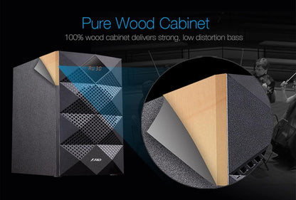 F&D A180X 2.1 CHANNEL MULTI MEDIA SPEAKER BLACK | WIRELESS BLUETOOTH SPEAKERS