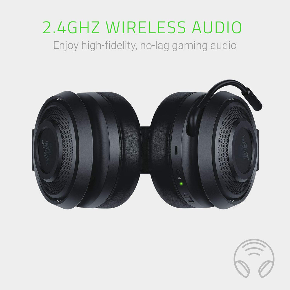 RAZER Nari Essential Wireless Stereo Gaming Headphones ( Black ) ( PC / Xbox / Mobile / Mac )
