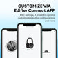 EDIFIER WH700NB WIRELESS NOISE CANCELLATION OVER-EAR HEADPHONES - BLACK