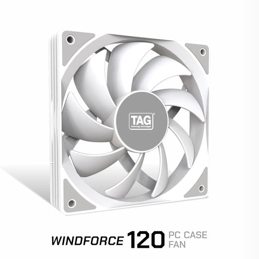 TAG Windforce 120mm Cabinet Fan ( White ) ( Single Pack )