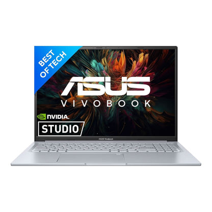 ASUS CREATOR SERIES VIVOBOOK 16X (2023), INTEL CORE I5-12450H 12TH GEN, 16 INCH (40.64 CM) FHD+, CREATOR/GAMING LAPTOP (8GB/512GB/4GB RTX 2050/WIN11/OFFICE 2021/FP/SILVER/1.8 KG), K3605ZF-MBN524WS
