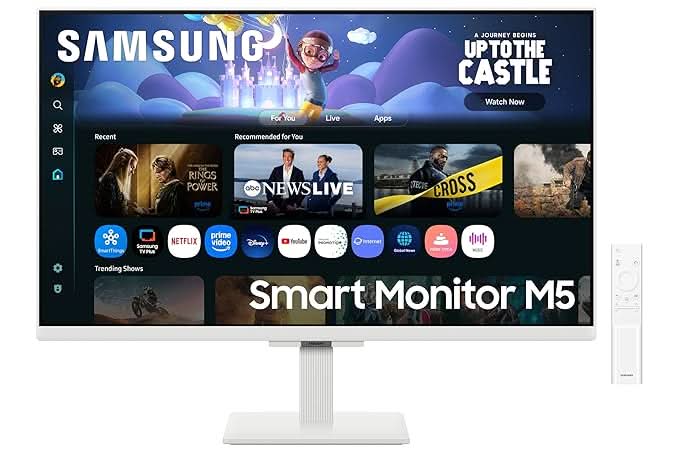 Samsung 27 Inch FHD M5 Smart Monitor with Smart TV Experience