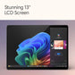 MICROSOFT NEW SURFACE PRO(11TH EDITION) -WINDOWS 11 WI-FI HOME COPILOT + PC -13" LCD PIXELSENSE TOUCHSCREEN -QUALCOMM SNAPDRAGON X PLUS(10 CORE) -16GB RAM -512GB SSD -BLACK -ZHY-00032