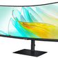 Samsung 34 Inch ViewFinity S6 Curved Monitor Ultrawide WQHD LS34C650UAWXXL