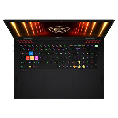MSI Raider 18 Max HX A2WJ Intel Core Ultra 9 processor 290HX Plus, 64GB DDR5 Ram, 2TB SSD, 18 Inch, 16:10 UHD+ (3840x2400), MiniLED, IPS-Level panel, NVIDIA GeForce RTX 5090 Laptop GPU, GDDR7 24GB, Win 11 Home, 2 Yrs Warranty, Core Black