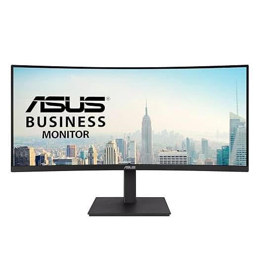 ASUS VA34VCPSR 34 Inch WQHD 1500R Curvature Docking Monitor