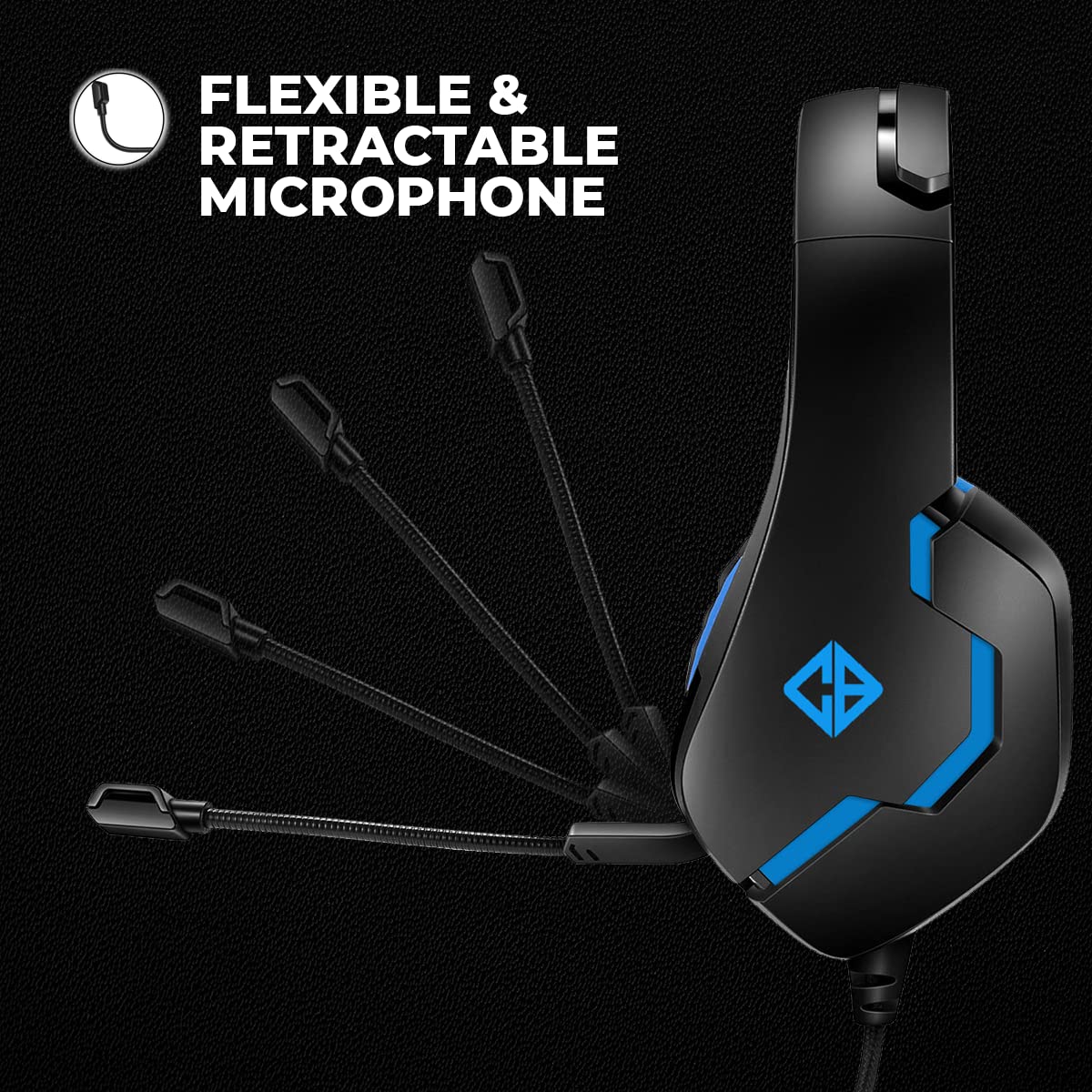 COSMIC BYTE STARDUST BLUE GAMING HEADPHONE