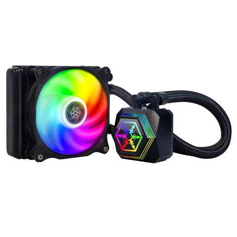 SILVERSTONE SST-PF 120 ARGB 120mm CPU Liquid Cooler (Black)