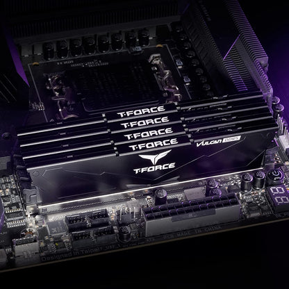 TEAMGROUP T-FORCE VULCAN 8GB (8GBX1) DDR5 5200MHZ DESKTOP RAM (BLACK)