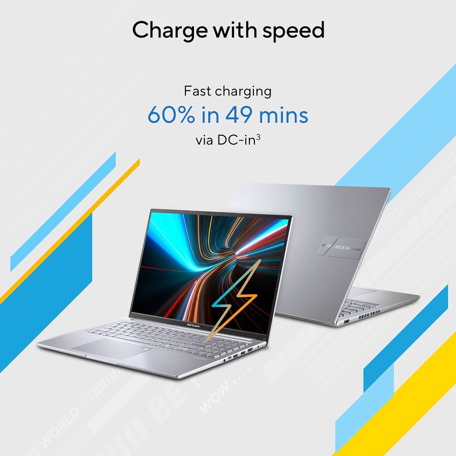 ASUS VIVOBOOK 16 INTEL CORE I7-12700H /16GB DDR4 / 512GB PCIE 4.0 SSD / 16.0-INCH / WUXGA (1920 X 1200) 16:10 /TRANSPARENT SILVER / FINGERPRINT / BACKLIT KB / WIN 11 HOME / MS OFFICE LAPTOP X1605ZAC-MB740WS