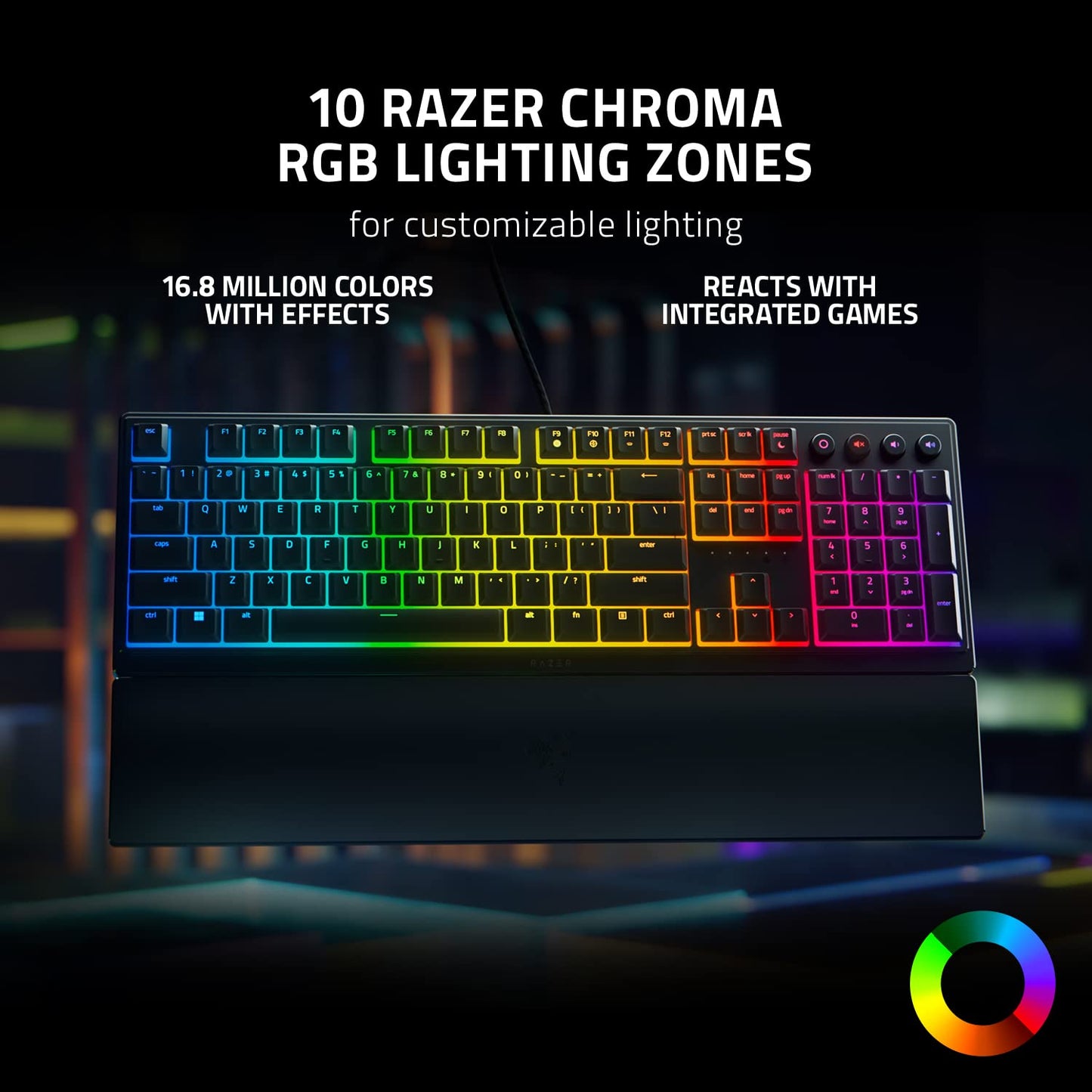 RAZER ORNATA V3 GAMING KEYBOARD WITH MECHA-MEMBRANE SWITCHES RZ03-04690100-R3M1