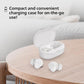 PHILIPS TAT1209WT/00 TRUE WIRELESS EARBUDS, IN-EAR ACTIVE NOISE CANCELLING BLUETOOTH V5.3 EARPHONES WITH MIC, 18H PLAY TIME, SHANK SHAPE, IPX4, TOUCH CONTROLS & CHARGING CASE FOR IPHONE/IPAD (WHITE)