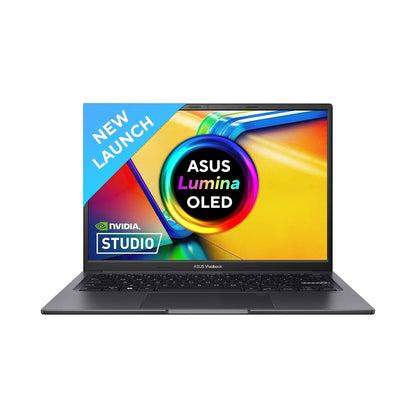 ASUS VIVOBOOK 14X OLED, INTEL CORE I9-13900H 13TH GEN, 14 INCH (35.56 CM) 2.8K 90HZ OLED, CREATOR/GAMING LAPTOP (16 GB RAM/1TB SSD/4GB RTX 3050/WIN11/BACKLIT/FINGERPRINT/BLACK/1.45 KG), K3405VCB-KM951WS