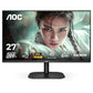 AOC 27 IPS Borderless, FHD 1920 x 1080, 100 Hz, 250 cd/m², 4 MS, HDMI 1.4 x 2, NTSC 83% / sRGB 102% / Adaptive Sync/ Flicker Free / Low Blue Mode