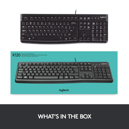 LOGITECH PLUG AND PLAY USB KEYBOARD K120