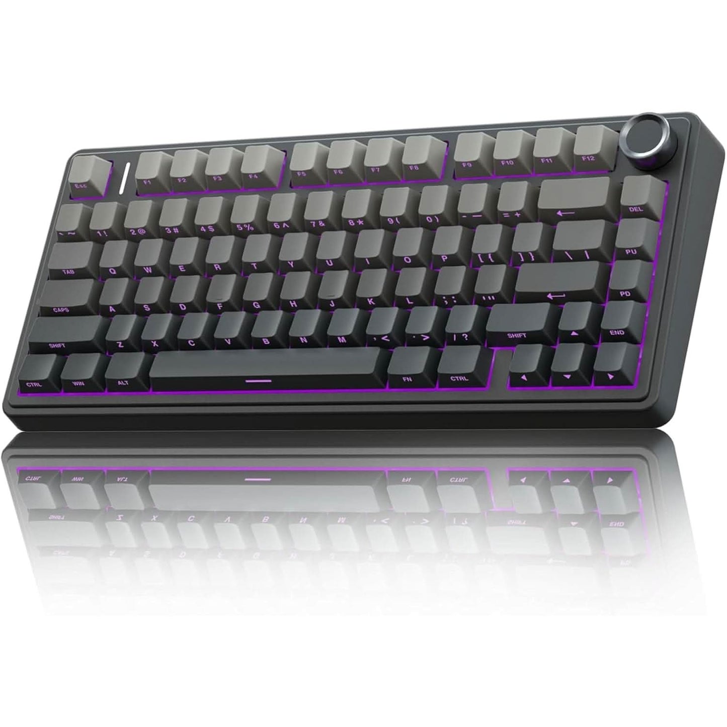 Aula F75 75% GRADIENT GREY SIDE ENCRAVED REAPER SWITCH