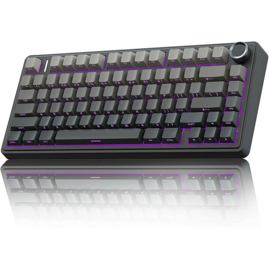 Aula F75 75% GRADIENT GREY SIDE ENCRAVED REAPER SWITCH