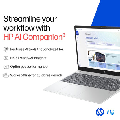 HP OMNIBOOK 3 15 FN0007AU [AI R5-340/16GB/512GB SSD/WIN11 HOME+MS24/15.6"/INTEGRATED GRAPHICS/1 YEAR(S)/SILVER]