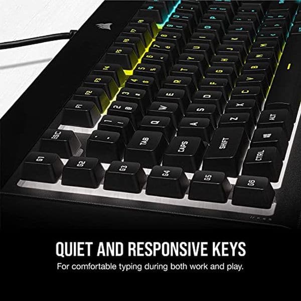 CORSAIR K55 Pro Full Size Membrane Wired Gaming Keyboard ( Black )