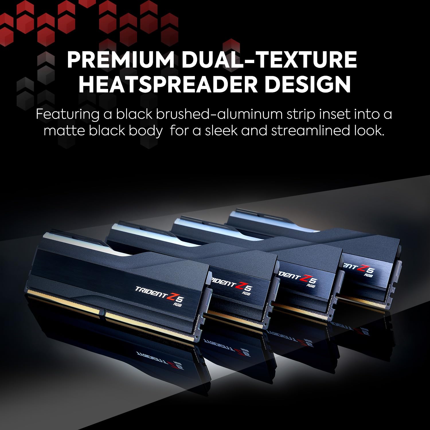 GSKILL TRIDENT Z5 RGB 64GB (32*2) 6400MHZ CL32 F5-6400J3239G32GX2-TZ5RK DDR5 RAM