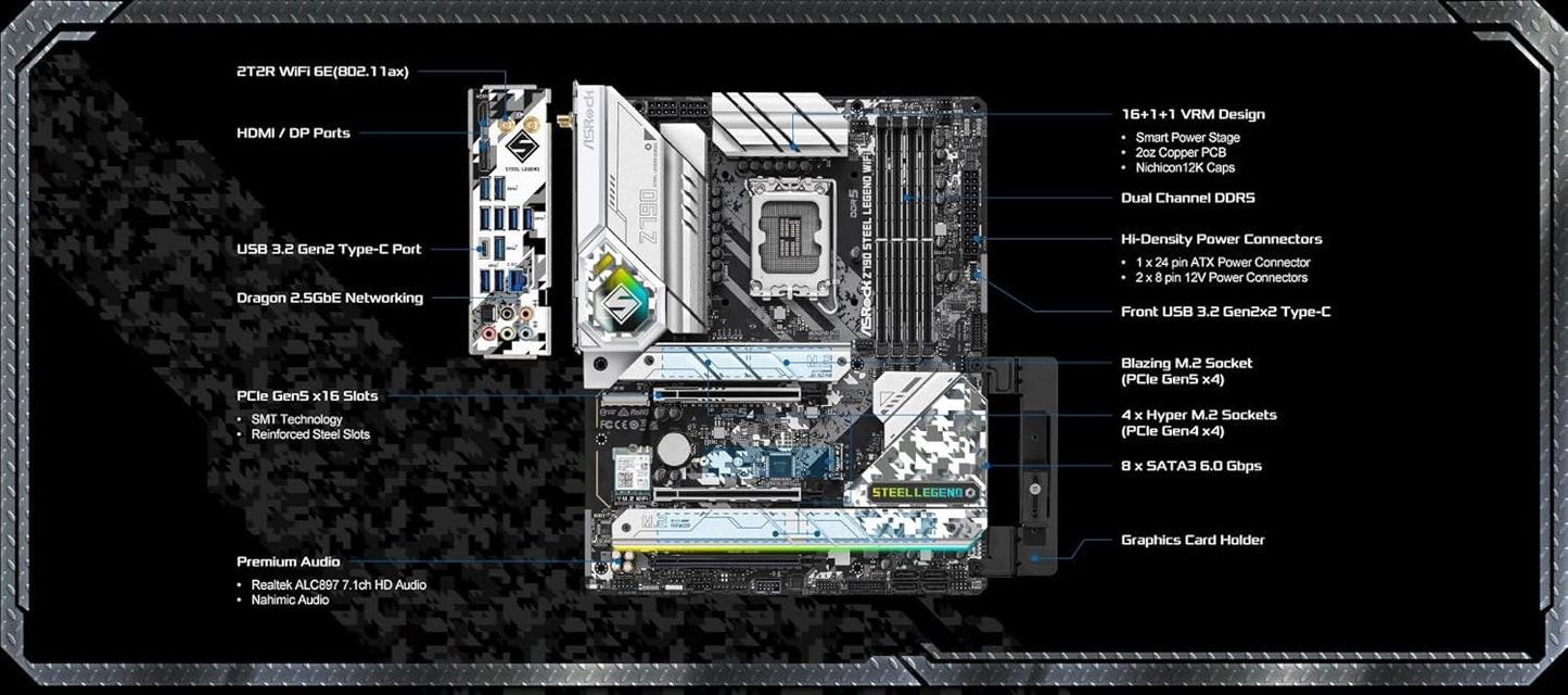ASROCK Z790 STEEL LEGEND WIFI