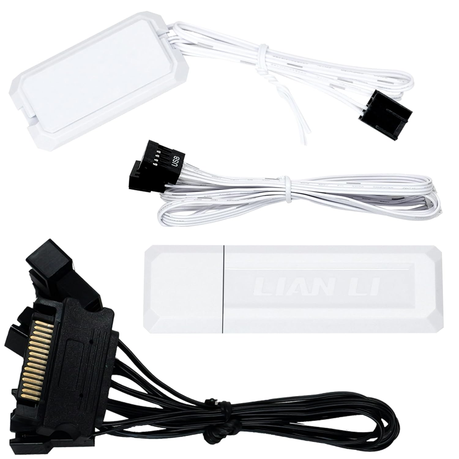 LIAN LI UNI FAN TL - WIRELESS 120 - TRIPLE PACK WHITE G99.12TL1W3W.IN