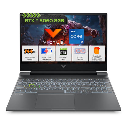 HP VICTUS 15 FA2308TX [CI7-13620H/24GB/1TB SSD/WIN11 HOME+MS24/15.6"/8GB-RTX5060 GRAPHICS/1 YEAR(S)/SILVER]