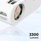 ZEBRONICS LP1000 LED FHD White Projector with 3300 Lumens Max