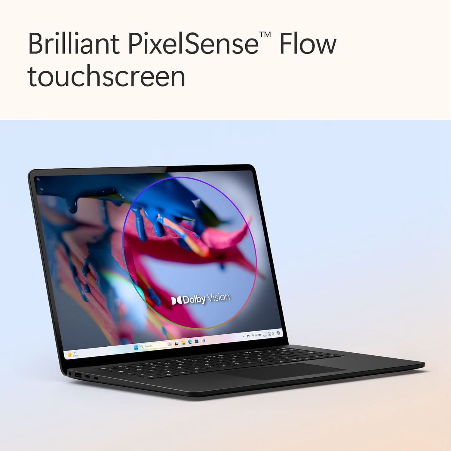 MICROSOFT NEW SURFACE LAPTOP (7TH EDITION) - WINDOWS 11 HOME COPILOT + PC - 15 LCD PIXELSENSE TOUCHSCREEN - QUALCOMM SNAPDRAGON X ELITE (12 CORE) - 16GB RAM - 1TB SSD - GRAPHITE - ZYT-00048