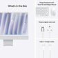 Apple 24-inch iMac with Retina 4.5K display M4 chip with 10 core CPU and 10 core GPU, 24GB, 512GB SSD - Silver