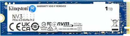 KINGSTON 1TB NV3 M.2 2280 NVME SSD SNV3S/1000G