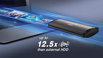 ADATA SE760 512GB EXTERNAL SOLID STATE DRIVE ASE760-512GU32G2-CTI