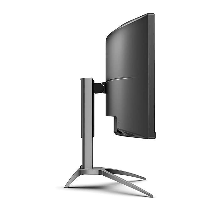 AOC AG493UCX2 48.8 Curved Gaming Monitor - Black | Dual-QHD 5120×1440 (32:9) |165Hz Refresh |1ms MPRT, FreeSync Premium | DisplayHDR400 | USB-C & KVM | UltraWide VA Panel