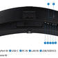 Samsung 34 inch ViewFinity S6 Curved Monitor with Inbuilt Webcam Ultrawide WQHD Monitor LS34C650VAWXXL