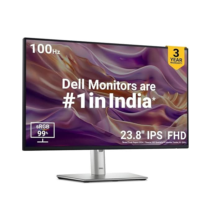 DELL-P2425HE-BLACK 24 INCH (60.45CM) FHD MONITOR