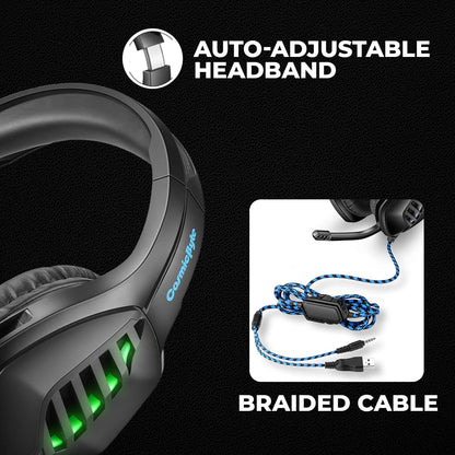 COSMIC BYTE GS430 (BLACK) GAMING HEADPHONE