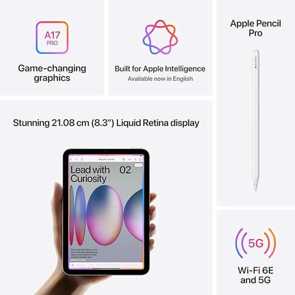 Apple iPad mini A17 Pro Wi-Fi and Cellular 256GB - Blue