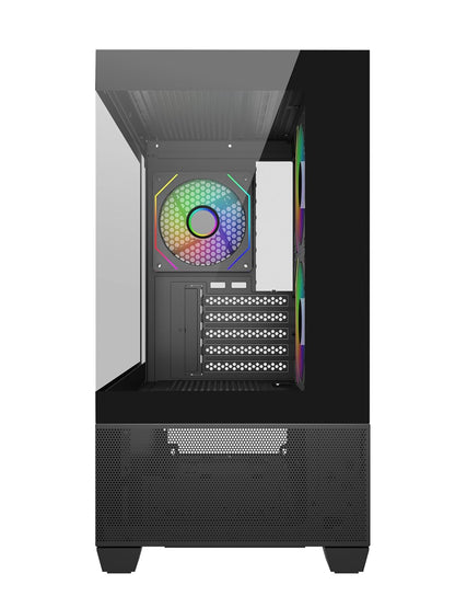 COOLER MASTER ELITE 490 COMPUTER CASE ARGB BLACK