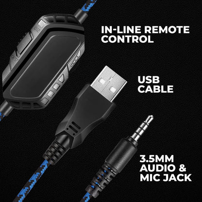 COSMIC BYTE GS430 (BLACK) GAMING HEADPHONE