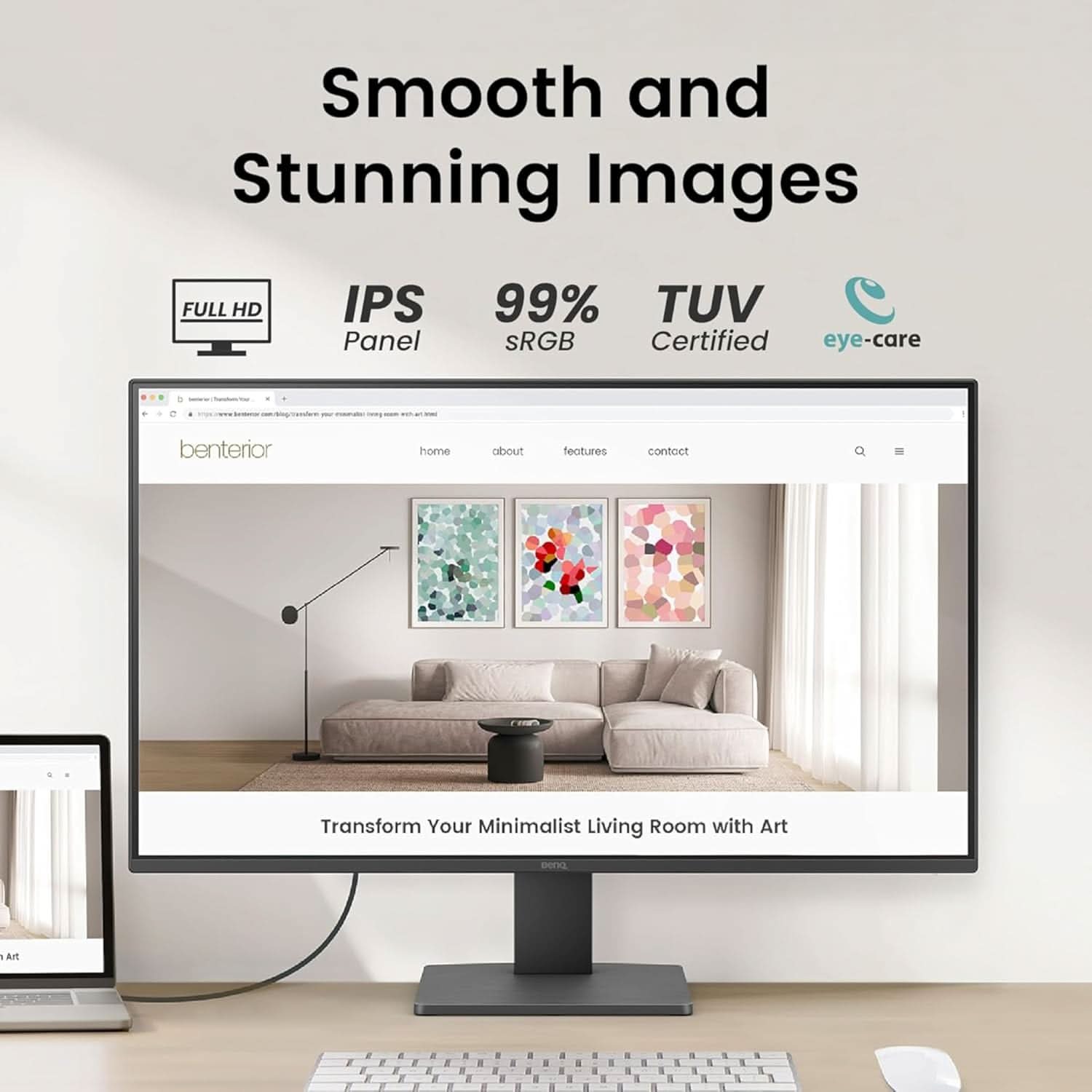BENQ GW2791 27 MONITOR| BLACK