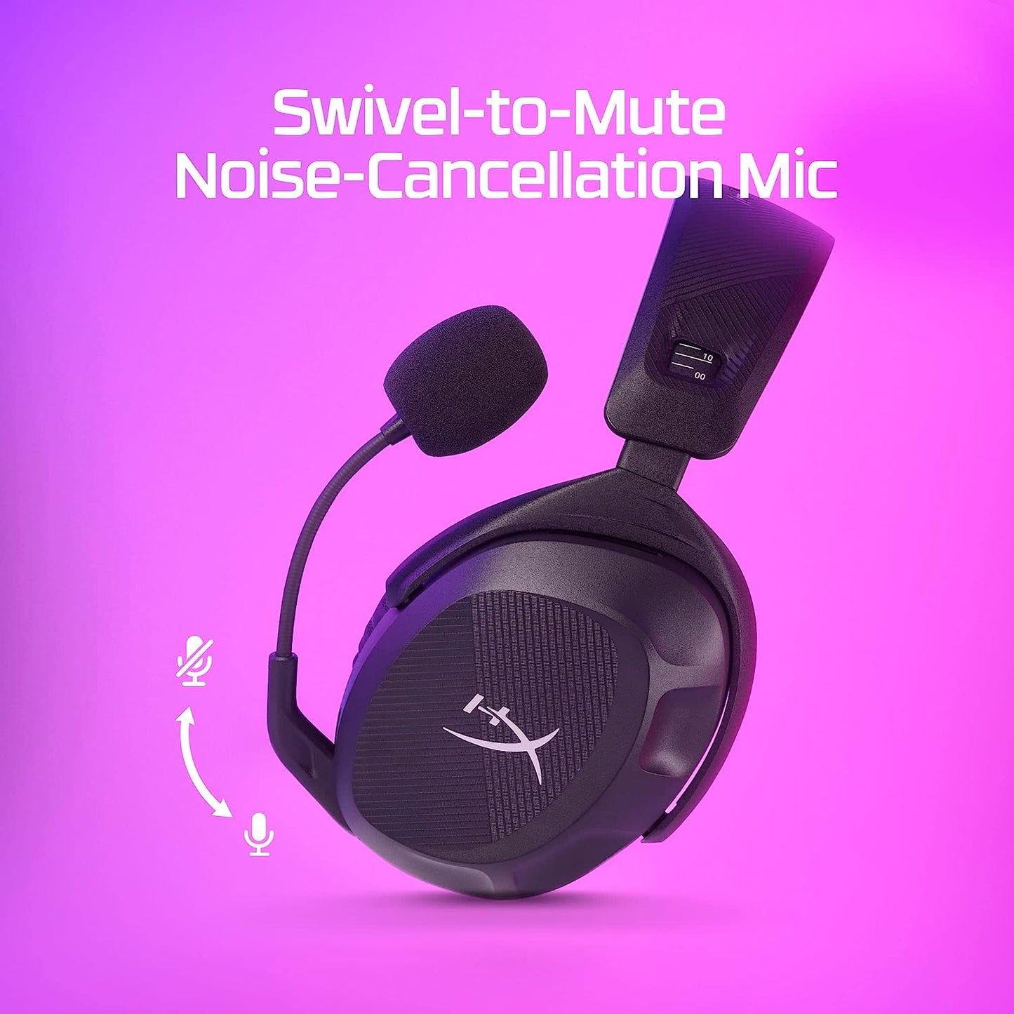 HYPERX Cloud Stinger 2 Wireless USB 7.1 Surround Gaming Headphone ( Black ) ( PC / PS5 / PS4 / Xbox )