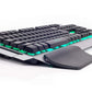 COSMIC BYTE CB-GK-06 GALACTIC (BLACK/SILVER) GAMING RGB SILVER KEYBOARD